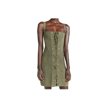 DION LEE Sleeveless Dresses Women's Green