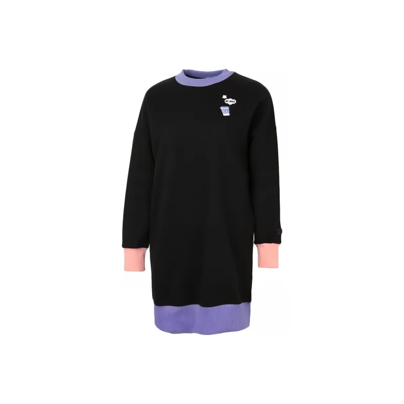 PUMA Long Sleeved Dresses Women's Black-0