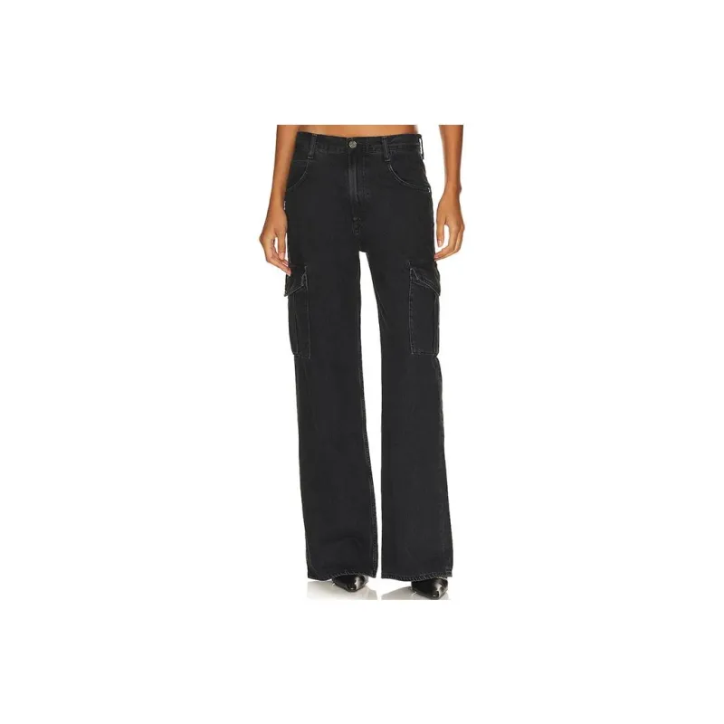 AGOLDE Mid rise Wide leg Jeans-0