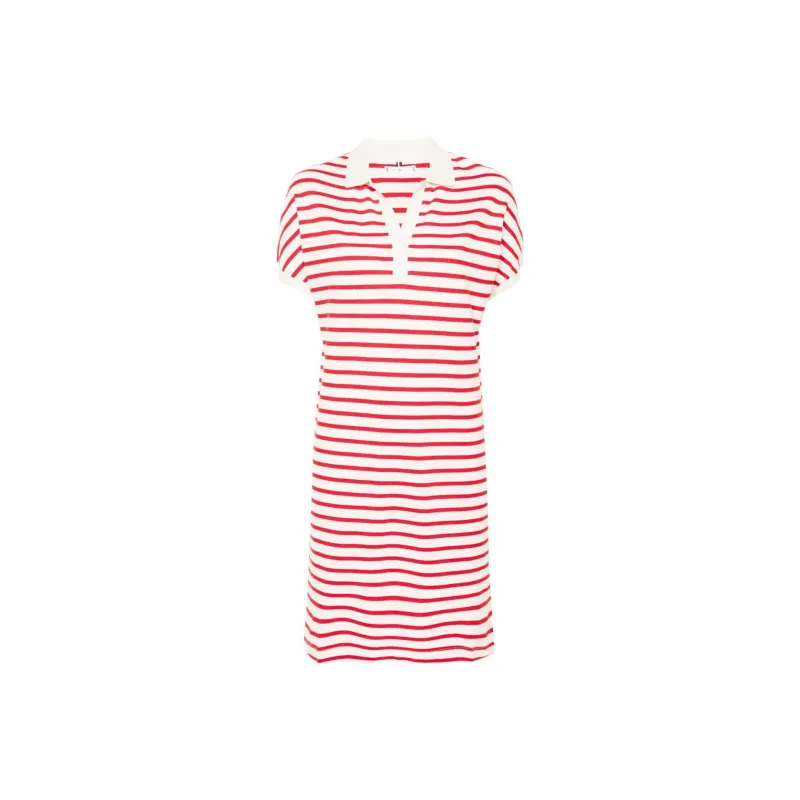 Tommy Hilfiger Bengal stripe Piqué Polo Dress-0