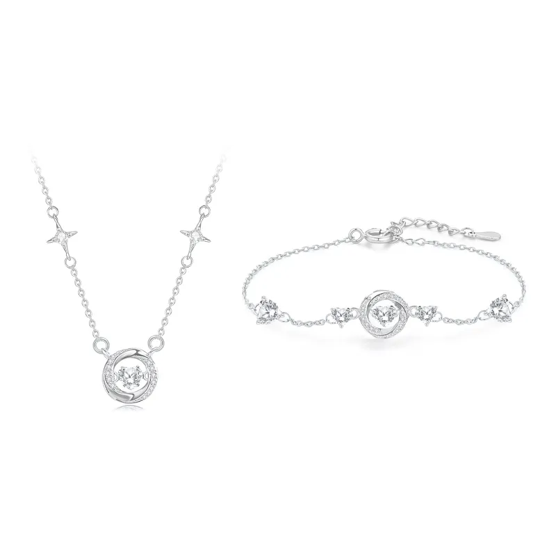 SINO GEM 999 Fine Silver Bracelets Women's-13