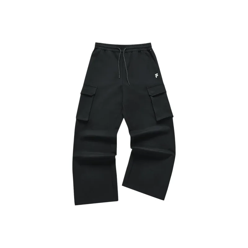 FILA FUSION Knitted Sweatpants Women's Jet Black-0