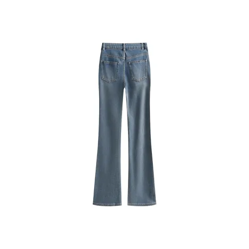 She Enjoys Jeans Women's Light Gray Blue