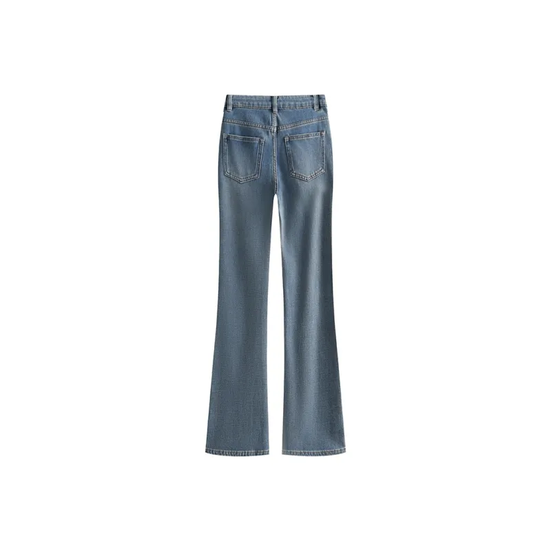 She Enjoys Jeans Women's Light Gray Blue-0