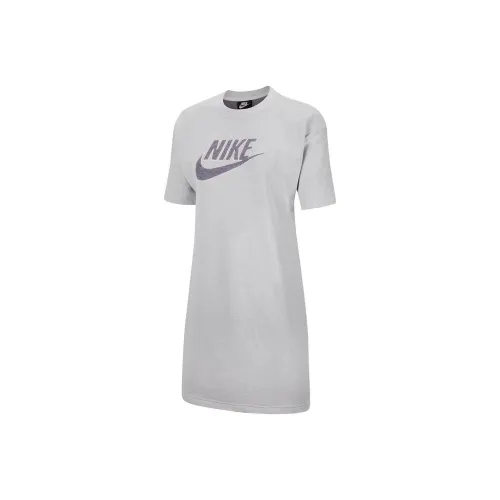 Nike Short Sleeved Dresses Women's Gray