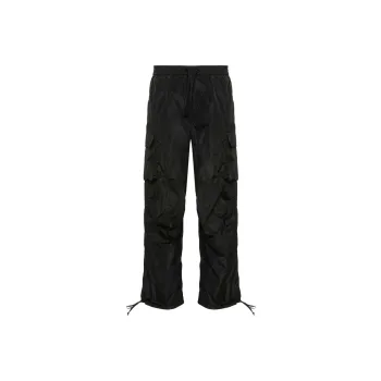 MSGM Wide Leg Drawstring Cargo Trousers
