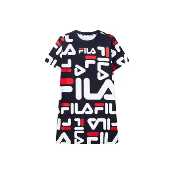 FILA Short Sleeved Dresses Women's Navy Blue