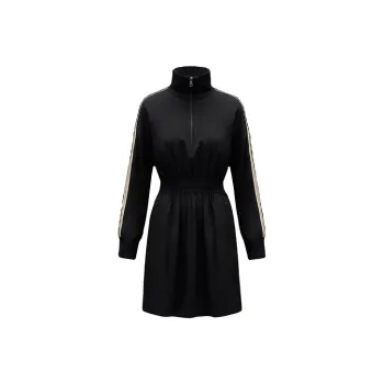 Moncler Long-Sleeved Dresses Women's Black
