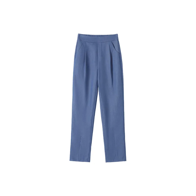 0571 Family Casual Pants Women's Blue-0