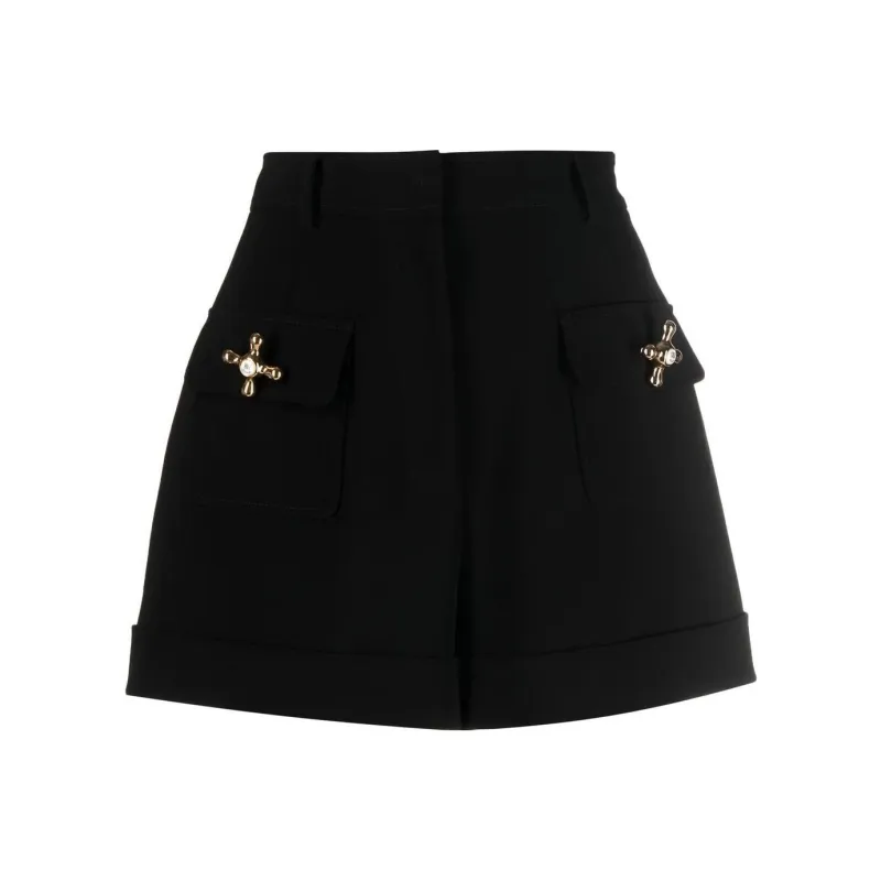 MOSCHINO Casual Shorts Women's Black-0