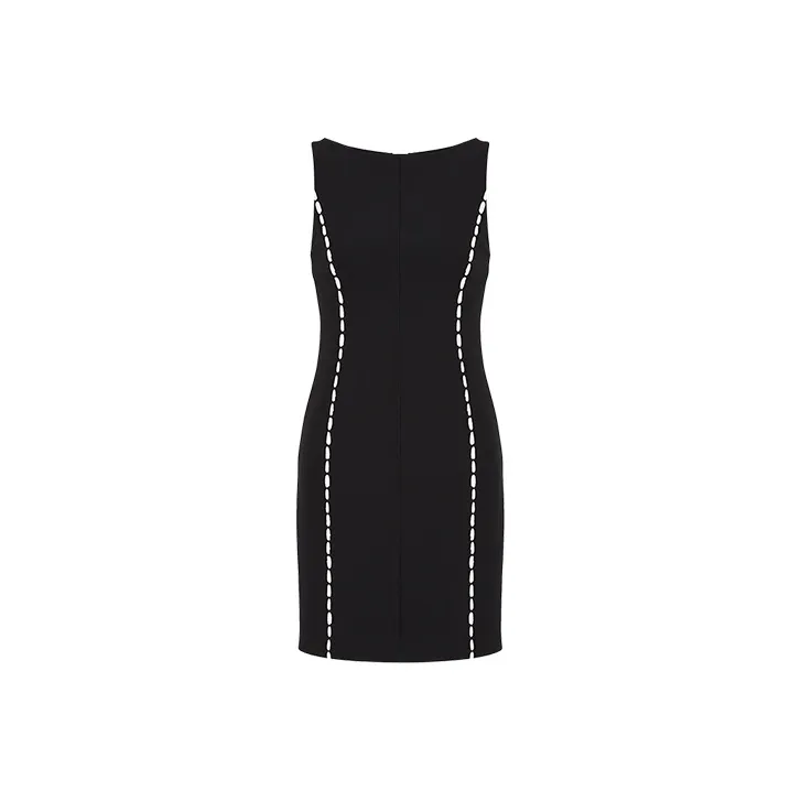 EMPORIO ARMANI Sleeveless Dresses Women's Black-0