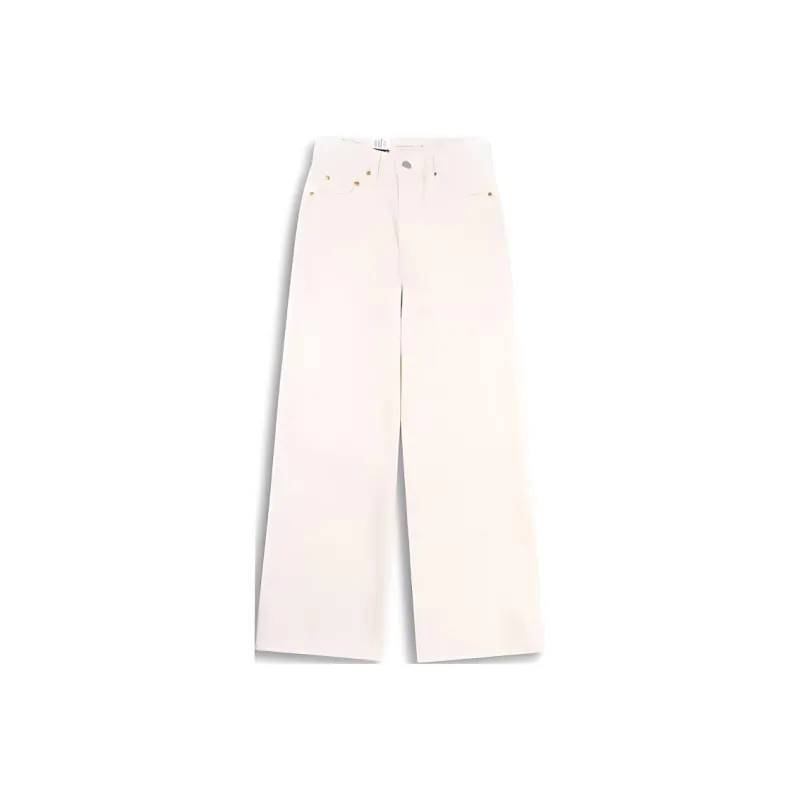 Levis Jeans Women's White-0