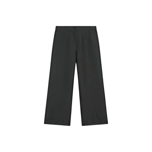 Massimo Dutti Casual Pants Women's Pitch Black Gray