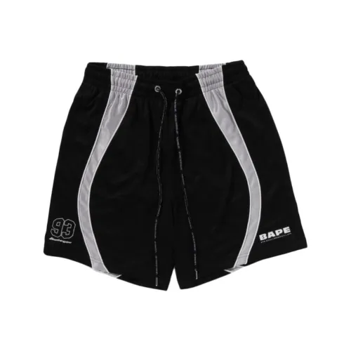 A BATHING APE Solid Camo Jacquard Multilogo Relaxed Fit Sweatshorts