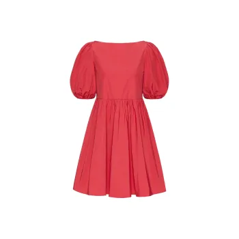 Valentino Short Sleeved Dresses Women's Strawberry Red