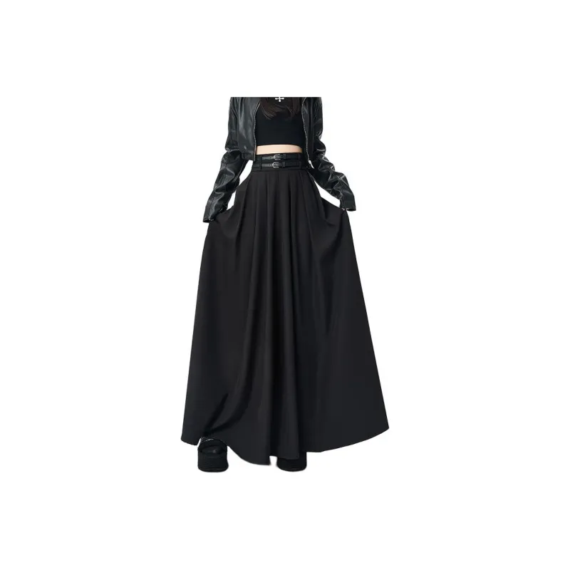 Pa33word Casual Style Long Skirt Women's-3