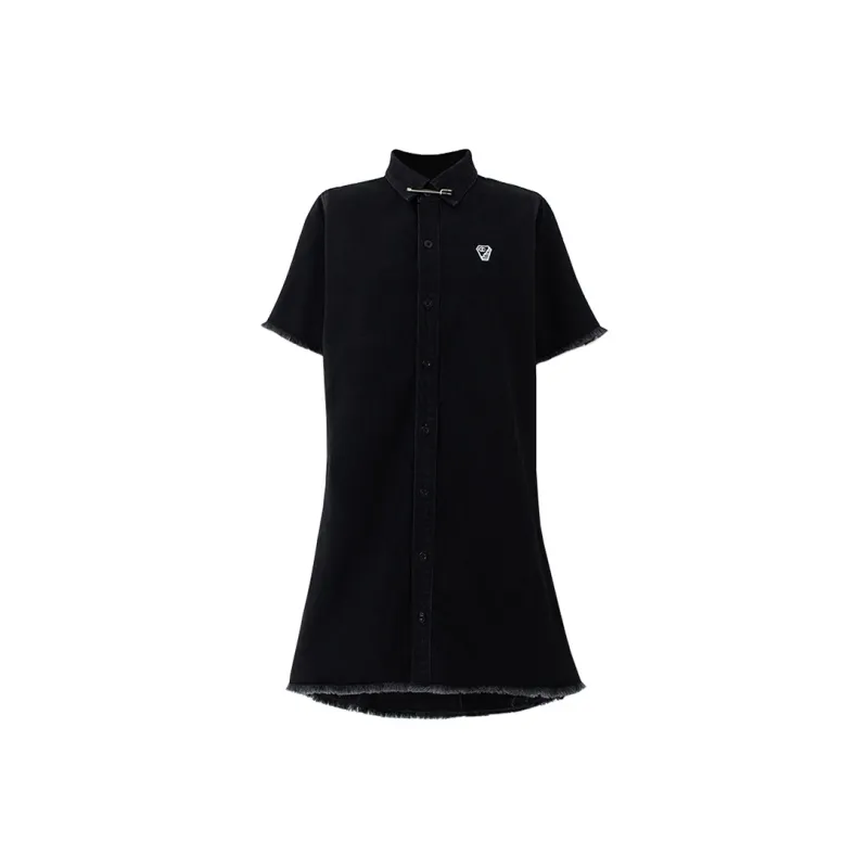 SOON FLOWER Short Sleeved Dress Summer Women's-0