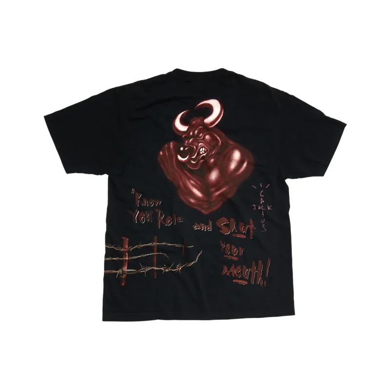 Travis Scott X Wwe Know Your Role The Rock Tee-1