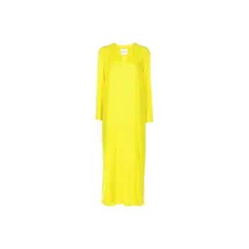 Valentino Long-Sleeved Dresses Women's Yellow
