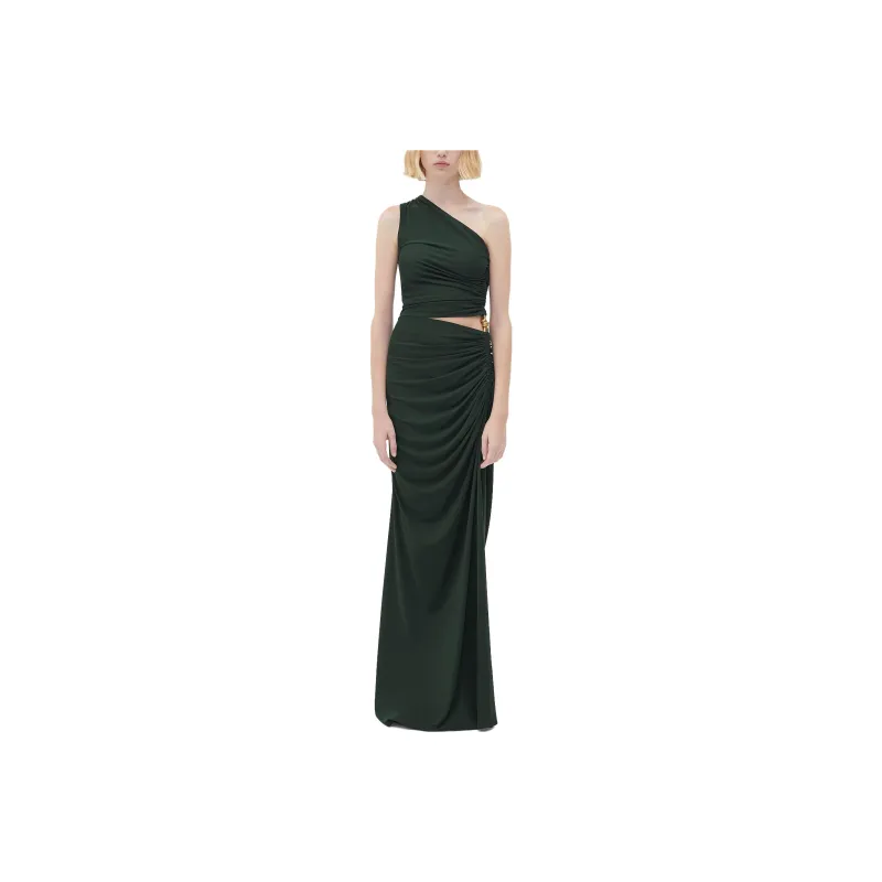 Bottega Veneta Sleeveless Dresses Women's Dark Green-0
