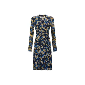 DVF Diane Von Furstenberg Brenda Paris Floral pattern Midi Dress