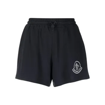 Moncler Drawstring Cotton Shorts