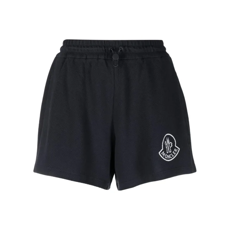 Moncler Drawstring Cotton Shorts-0