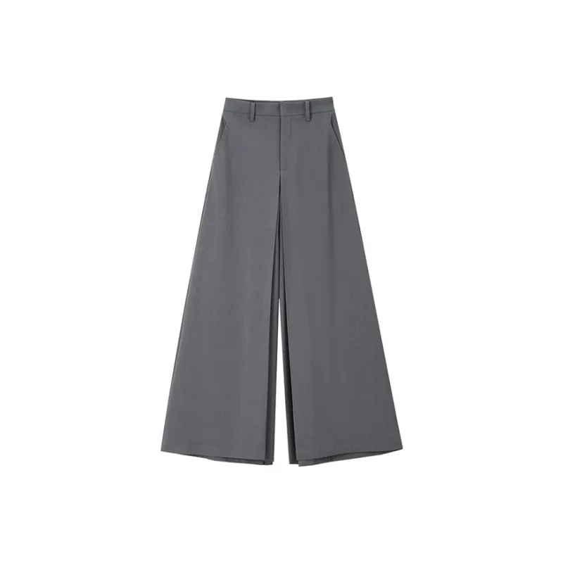 HDFULERN Casual Pants Women's Gray-0