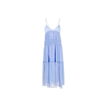 Patrizia Pepe Abito Lungo Plissettato Dress
