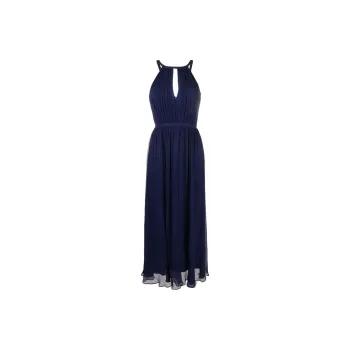 Polo Ralph Lauren Keyhole detail Pleated Gown
