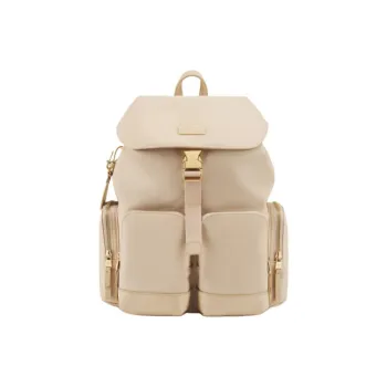 SAMSONITE Fabric Backpack Medium Size Women's Ecru
