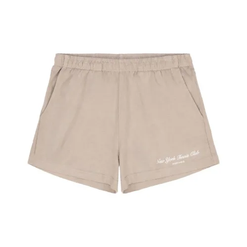 SPORTY & RICH Logo print Elasticated waistband Shorts
