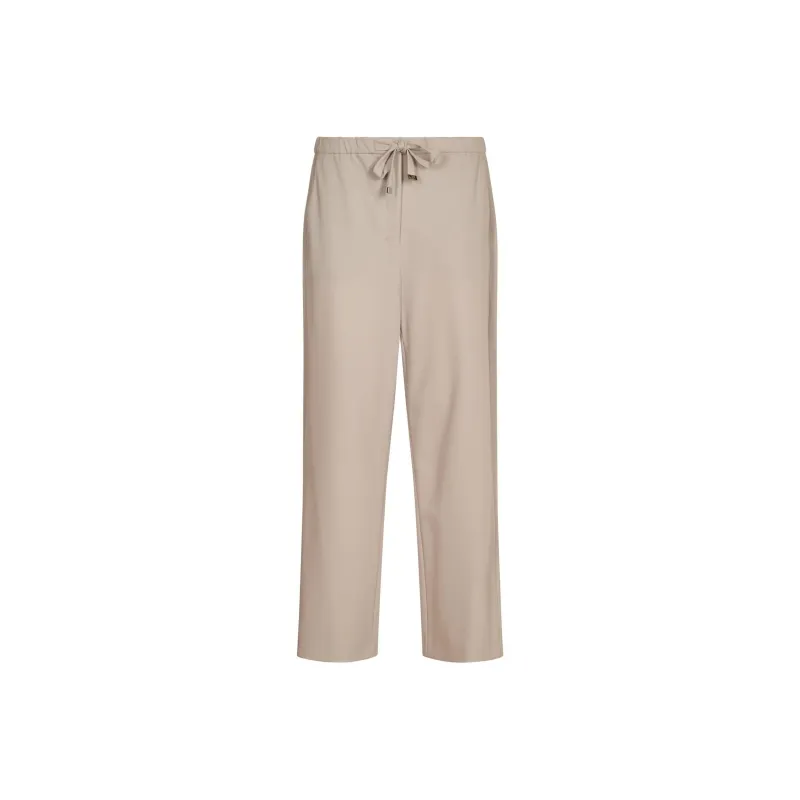 MaxMara Argenta Drawstring Wide Leg Trousers-0