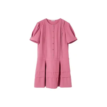 SOLWEIGE Short-Sleeved Dresses Women's Pink Powder