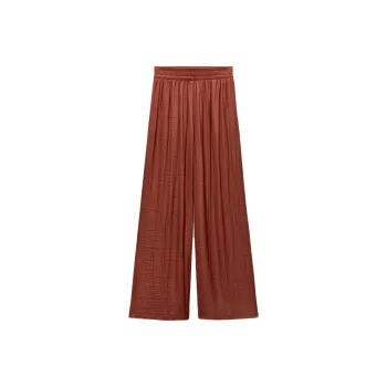 ZARA Casual Pants Women's Ochre Red
