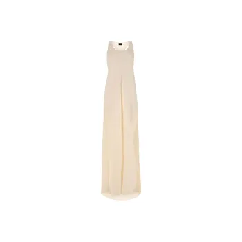 Balenciaga Logo print Racerback Gown