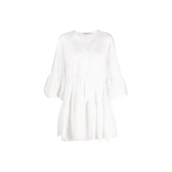 Self-portrait Broderie Anglaise Tiered Mini Dress