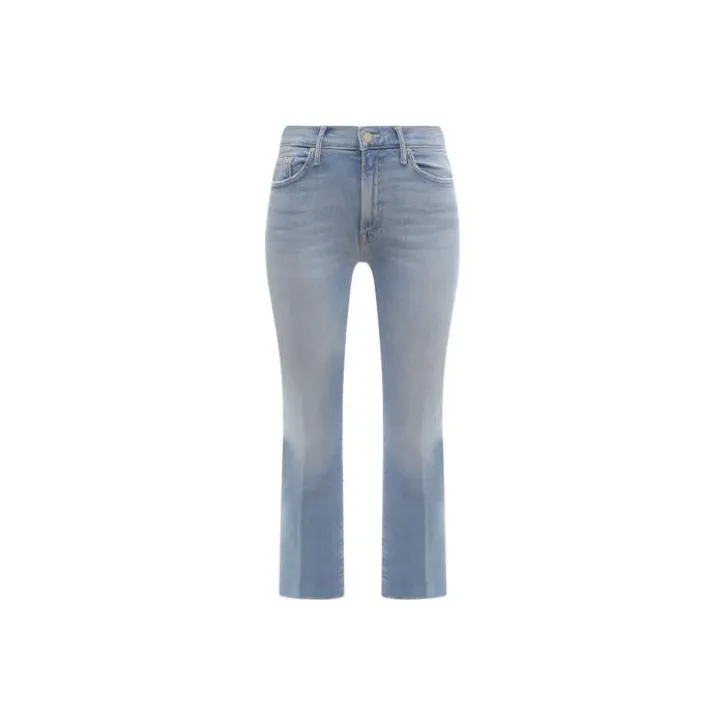 MOTHER The Insider Crop Step Fray Jeans-0