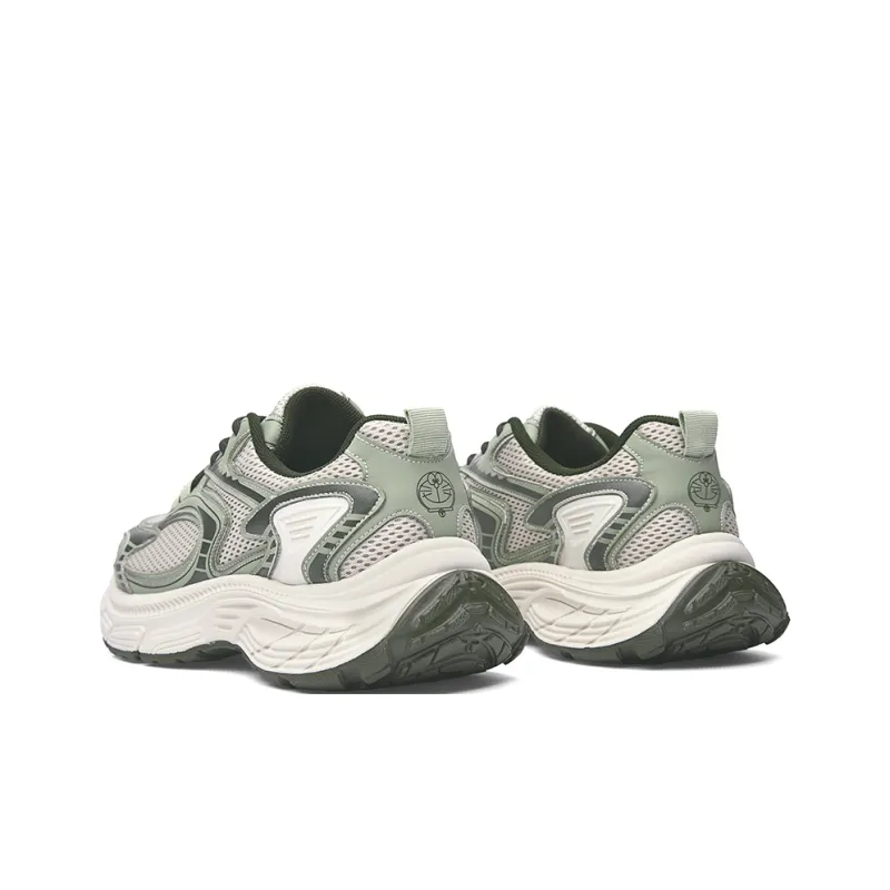 DoraemonA Low Top Chunky Sneakers Unisex Green-7