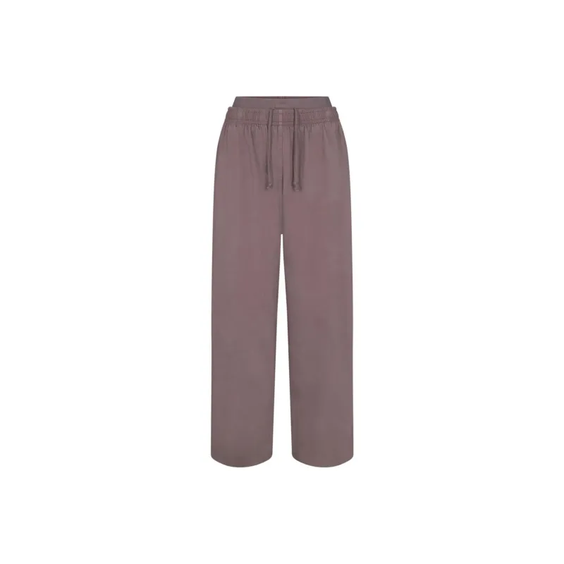 SKIMS SS24 Summer Collection OUTDOOR JERSEY DOUBLE WAISTBAND PANT Casual Pants Women's ZINC/Zinc-0