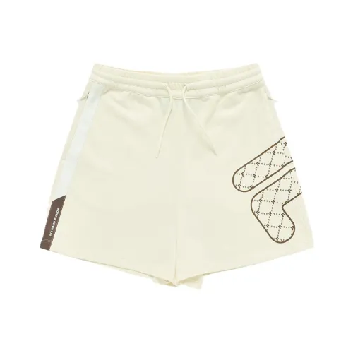 FILA FUSION QR Casual Shorts Women's Antique White Imitation