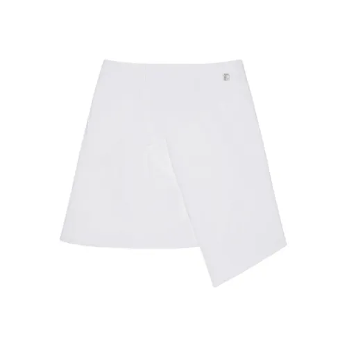 GIVENCHY FW24 Denim Long Skirts Women's White