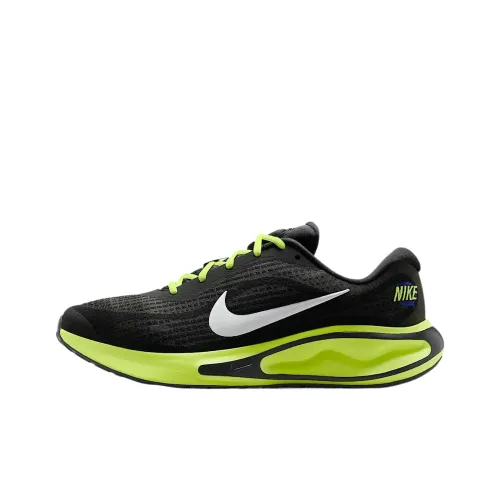 Nike Journey Run Low Top Running Shoes Men's Black Green