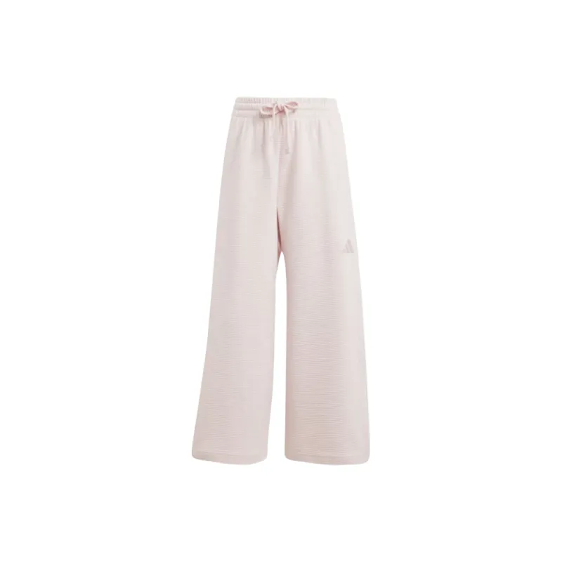 Adidas Free Shipping With AdiClub All Szn Rib 7/8-Length Wide Leg Pants-0