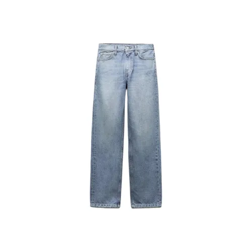 ZARA ZW Series Jeans Women's Light Blue