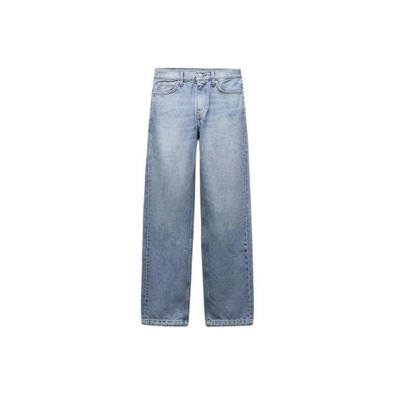 ZARA ZW Series Jeans Women's Light Blue-0