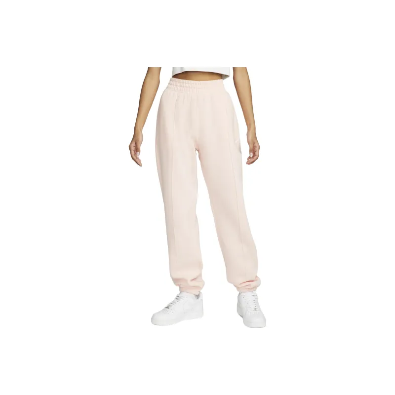 Nike Sportswear Essentials Series Knitted Sports Pants Women's Light Pink-0