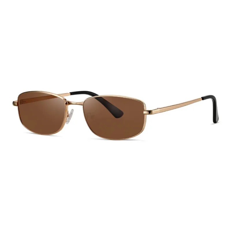 YAWEIKA Metal Square Sunglasses Unisex-3