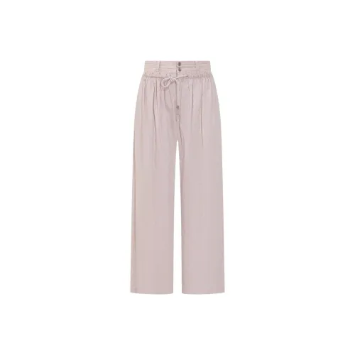 ISABEL MARANT ETOILE Dulce Floral Printed Knot Detailed Mini Dress Pintuck Detailing Trousers
