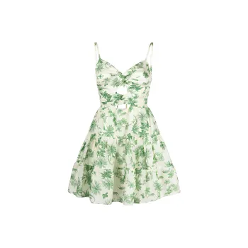 Sandro Slip Dresses Women's Green